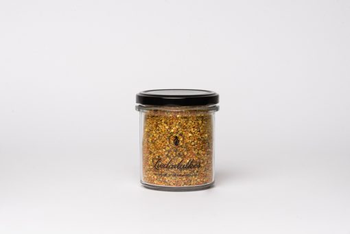 Natūralios Žiedadulkės iš „Saldaus Lašo“ bityno 250 g. Stikliniame Indelyje